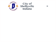 Tablet Screenshot of cityofshelbyvillein.com